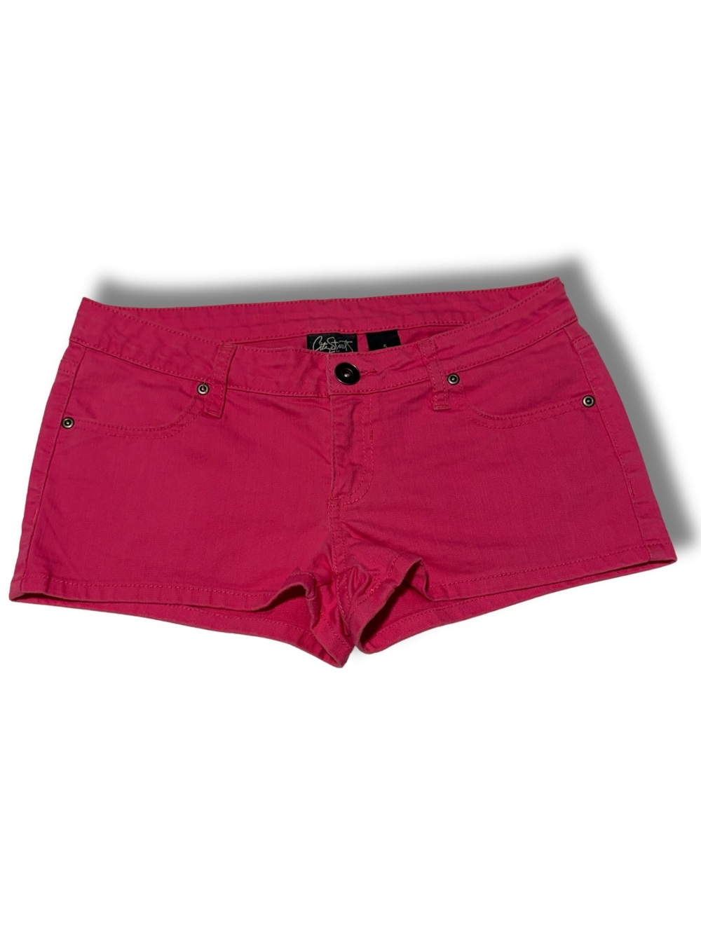 Vintage Y2K Low-Rise Hot Pink Mini Shorts